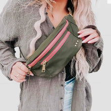 Load image into Gallery viewer, BLAKELY OLIVE BUM BAG
