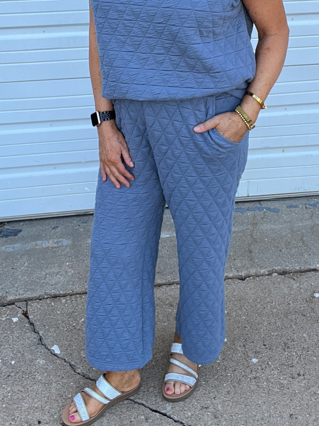 STEEL BLUE LOUNGE PANT