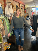 Load image into Gallery viewer, MICA DOLCETTO CROP FLARE DENIM
