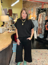 Load image into Gallery viewer, BLACK LOUNGE PANT
