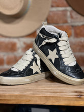 Load image into Gallery viewer, PAULINA BLACK MESH SNEAKER
