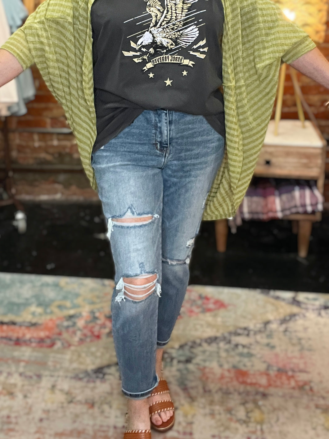 JUDY BLUE LIGHT WASH DENIM