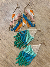 Load image into Gallery viewer, TURQUOISE BEADED EARRINGS
