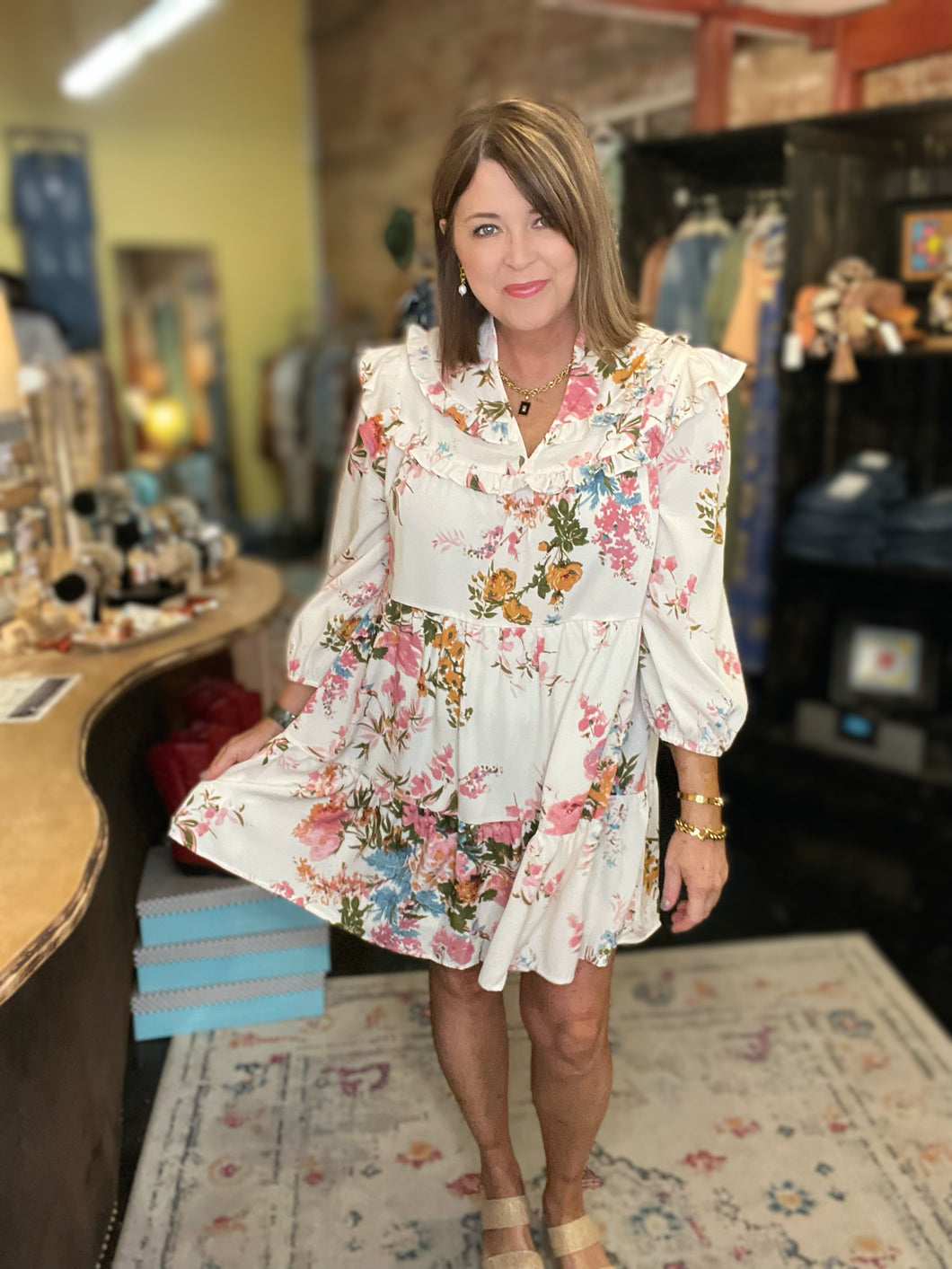 SOPHIA CREAM DRESS