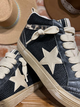 Load image into Gallery viewer, PAULINA BLACK MESH SNEAKER
